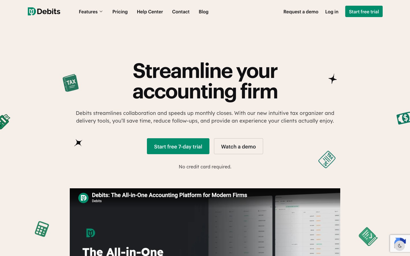 Debits website