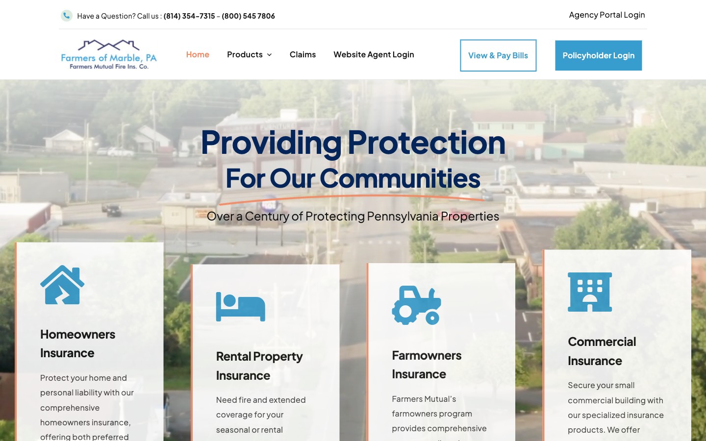 Farmers of Marble website