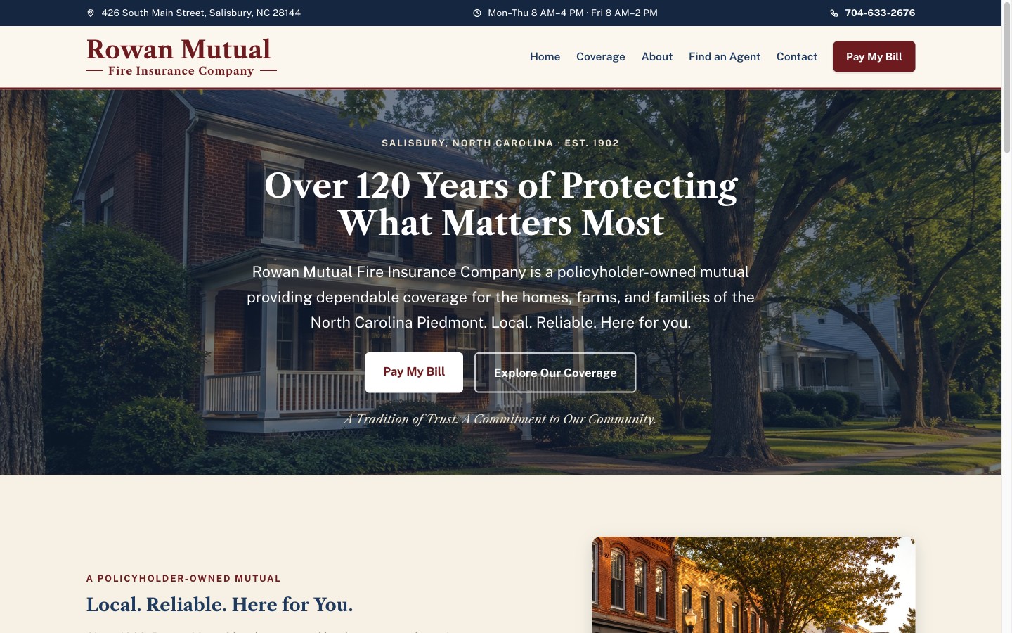 Rowan Mutual Fire website